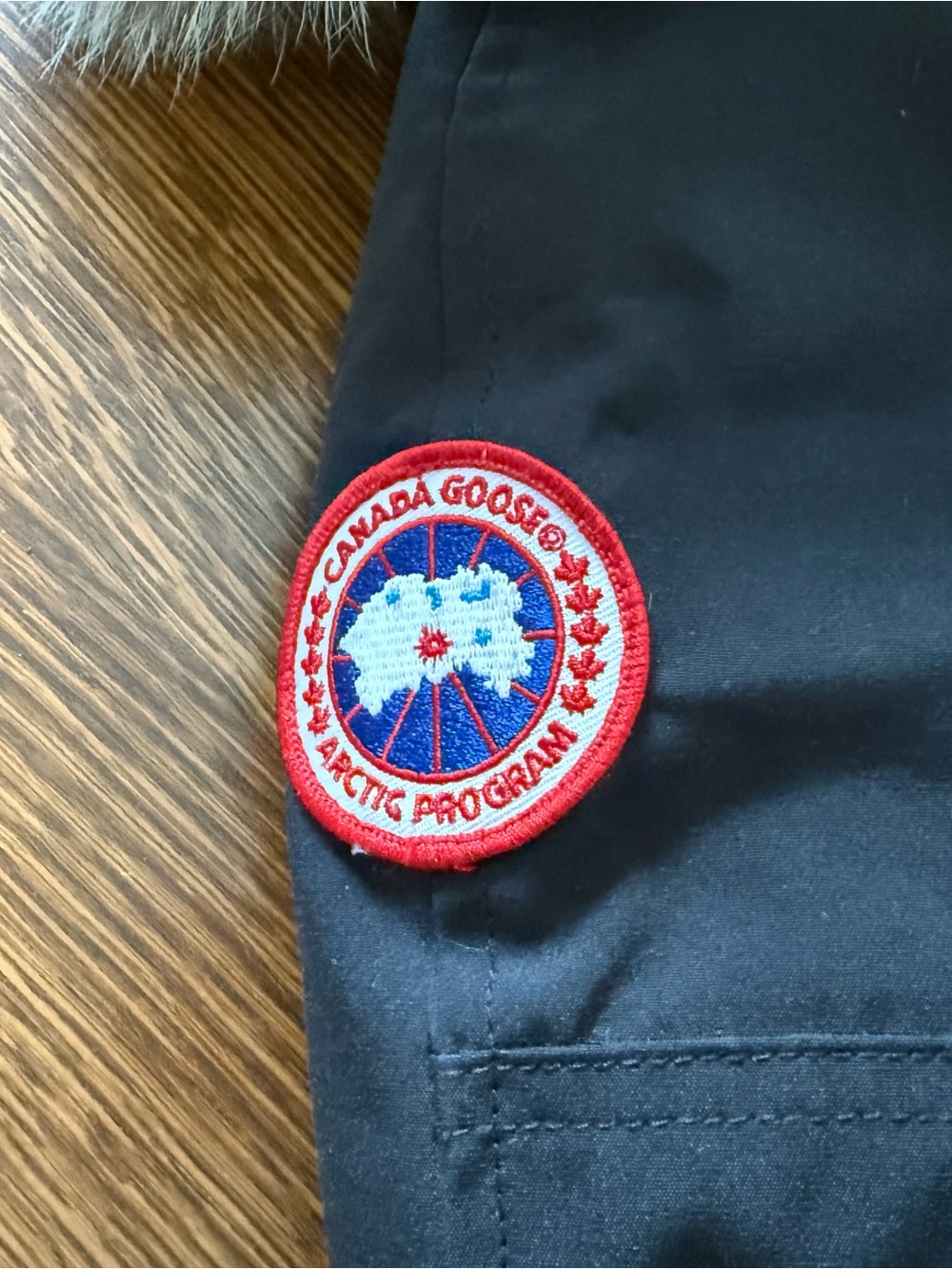 Canada Goose Black Puffer Jacket with Fur-Trim Hood - Picture 4 of 5
